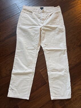J.Crew Factory Petite Corduroy Full-Length Essential Straight Pant 30P